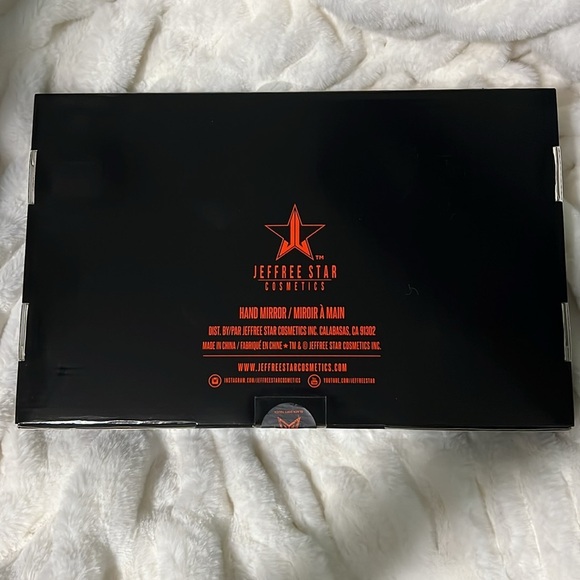 Jeffree Star Black Orange Halloween Edition Handheld Mirror - Picture 3 of 4